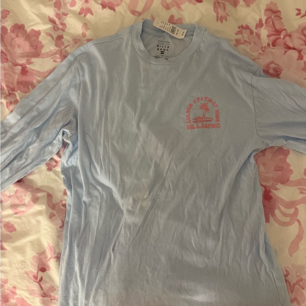 Billabong Light Blue Golden State of Mind Long Sleeve Tee